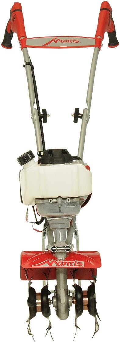 Mantis 7940 4-Cycle Tiller Cultivator Powered by Honda – Lightweight, Powerful and Compact - No Fuel Mix