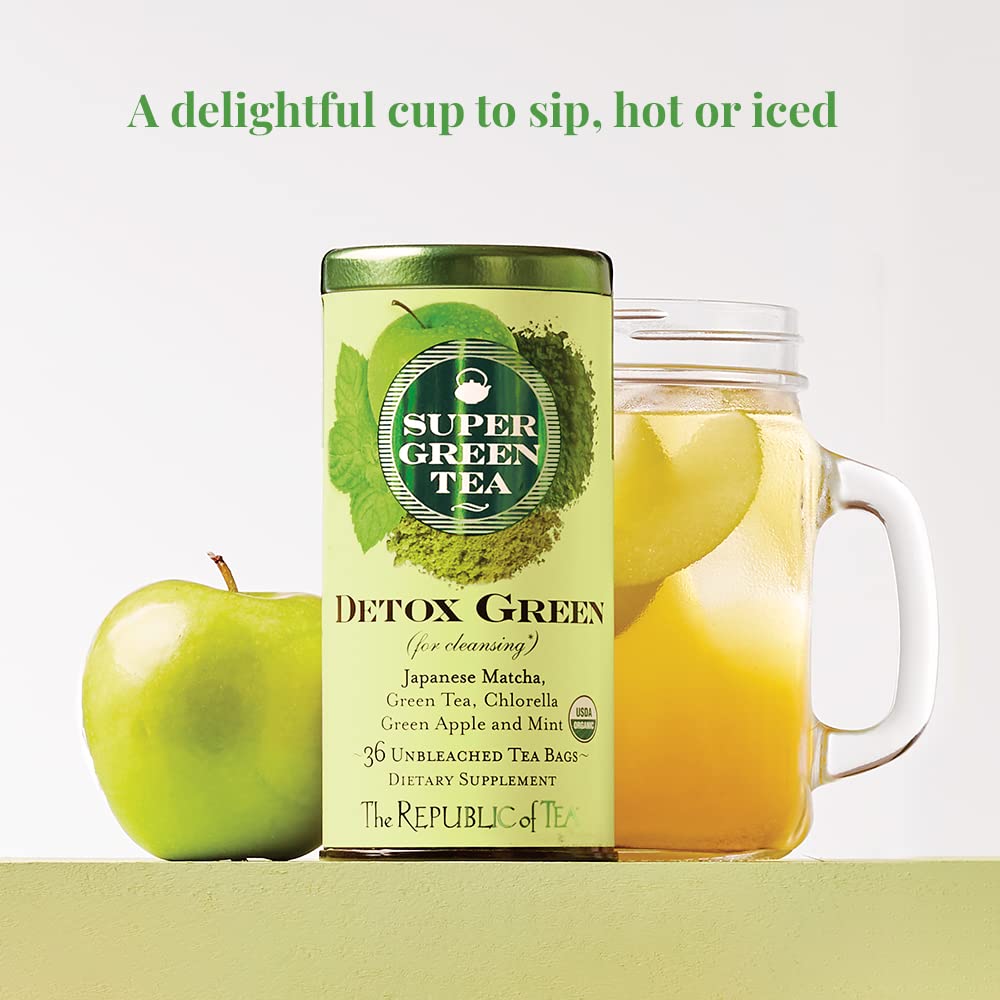 The Republic of Tea SuperGreen Organic Detox Green Tea