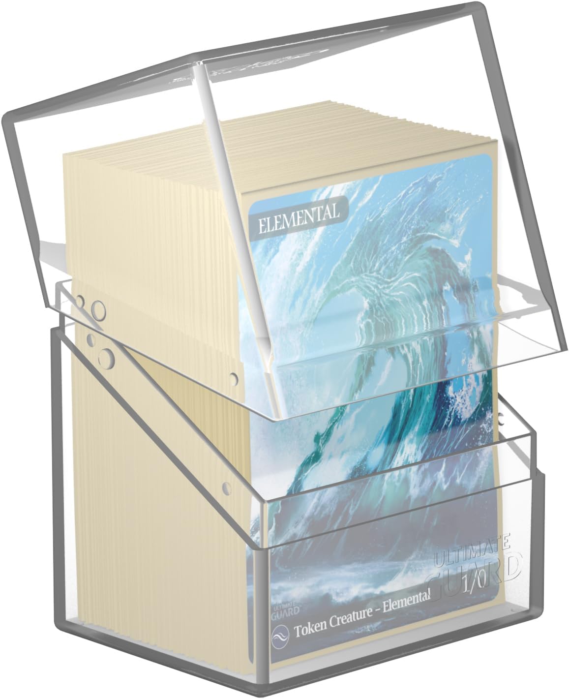 Ultimate Guard Boulder 100+ Classic, Deck Case for 100 Double-Sleeved TCG Cards, Emerald, Secure & Durable Storage for Trading Card Games, Soft-Touch Finish