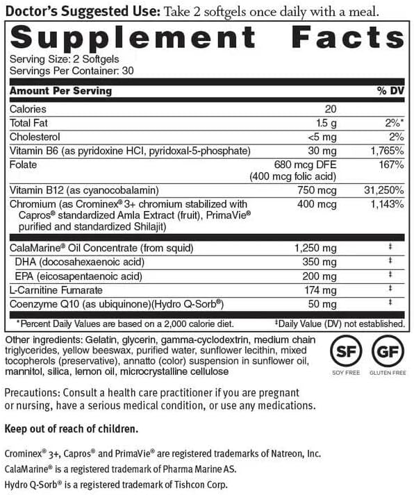 Dr. Sinatra Omega Q Plus– Omega-3 and CoQ10 Supplement Delivers Everyday Heart Health Support with 50 mg of CoQ10 and Provides Antioxidant Power