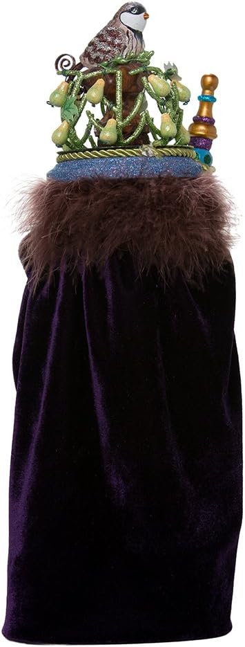 Kurt Adler HA0339 18" Hollywood Partridge in a Pear Tree Nutcracker