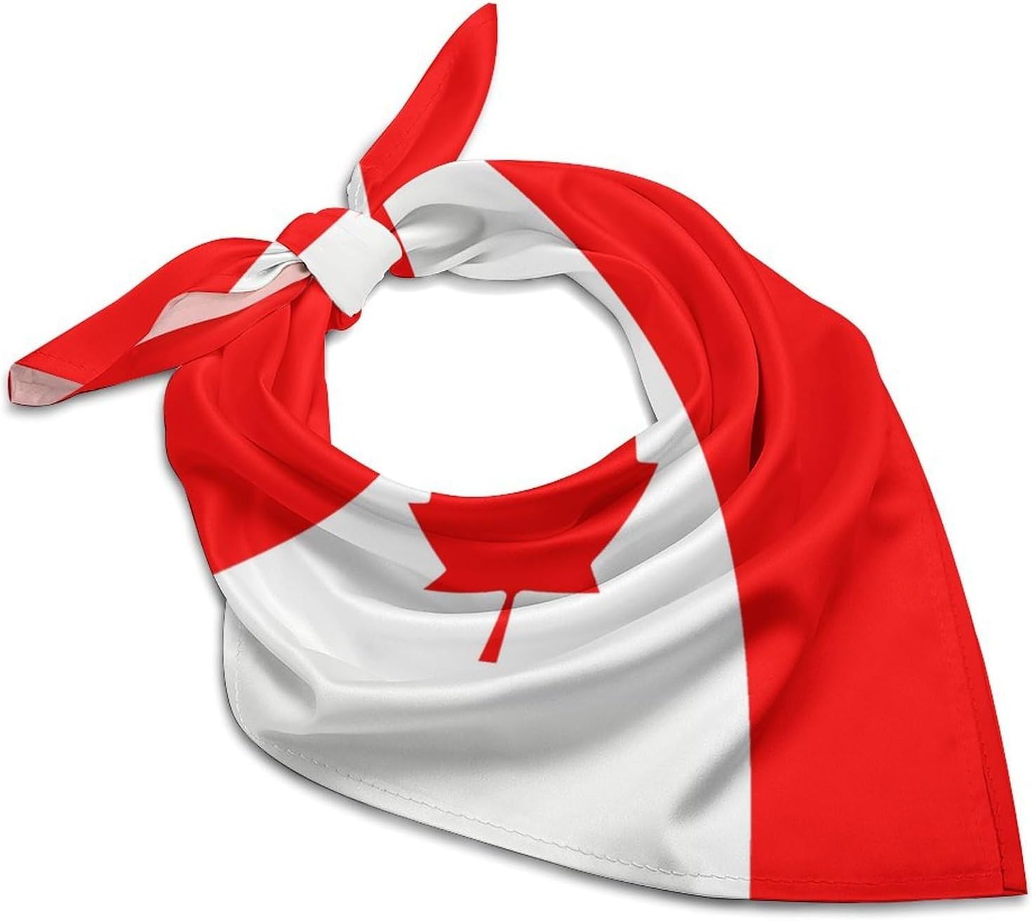 Flag Silk Scarf Head Hair Wraps Bandana Square Satin Head Scarf For Women