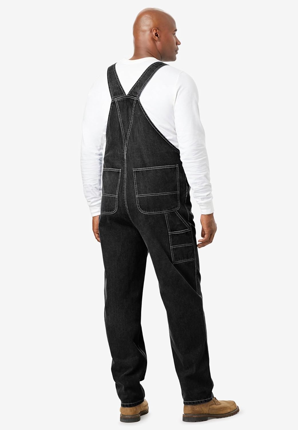 by KingSize Men's Big & Tall Denim Overalls