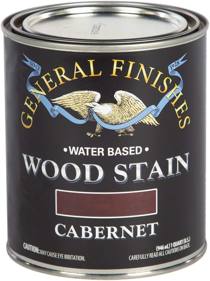General Finishes Water Based Wood Stain, 1 Quart, Antique Oak
