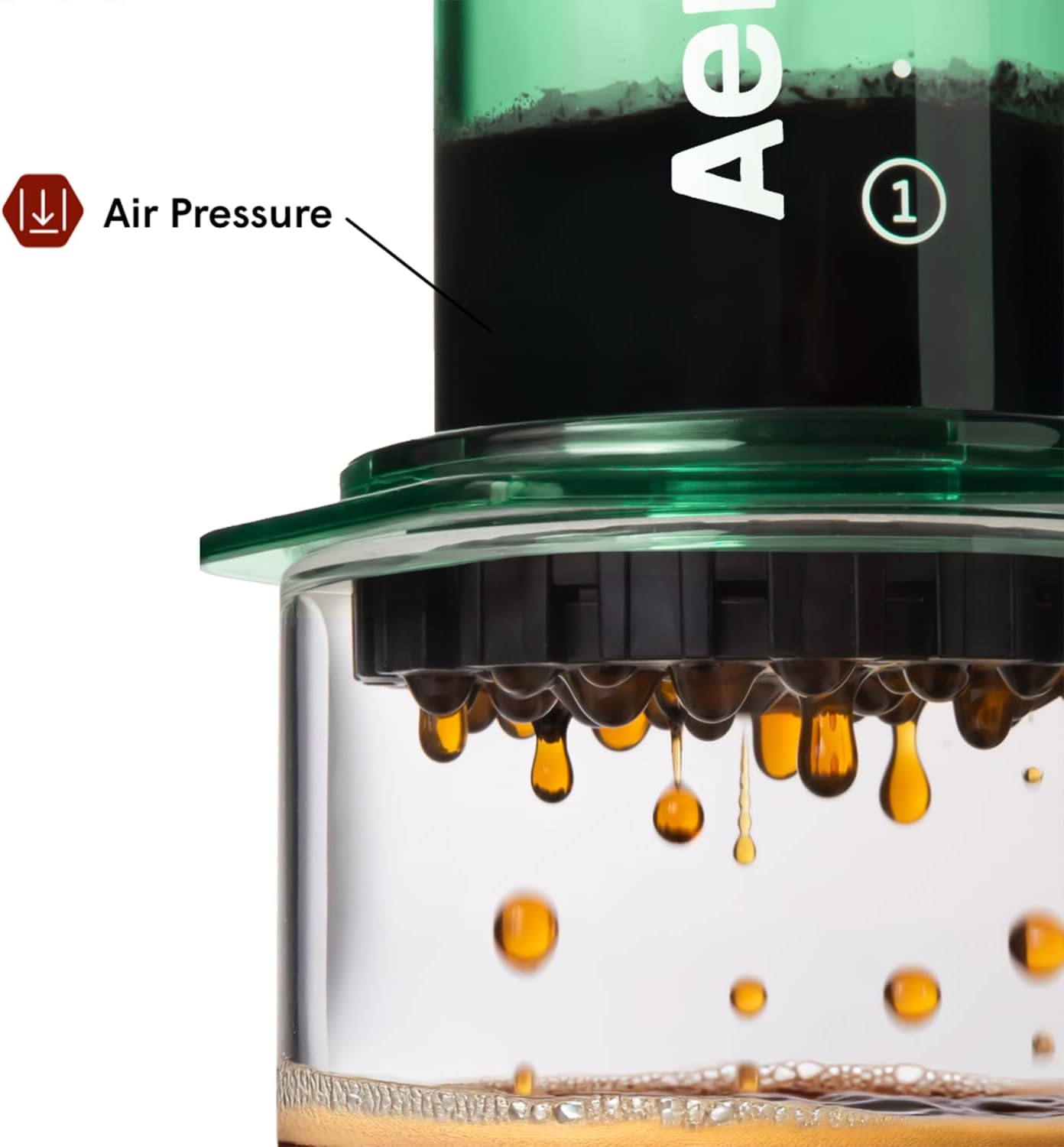 AeroPress Original Coffee Press, French Press, Pour-Over & Espresso Style | All-in-One Manual Coffee Maker, 2-Minute Brew, Less Bitterness, More Flavor, Portable, Travel & Camping