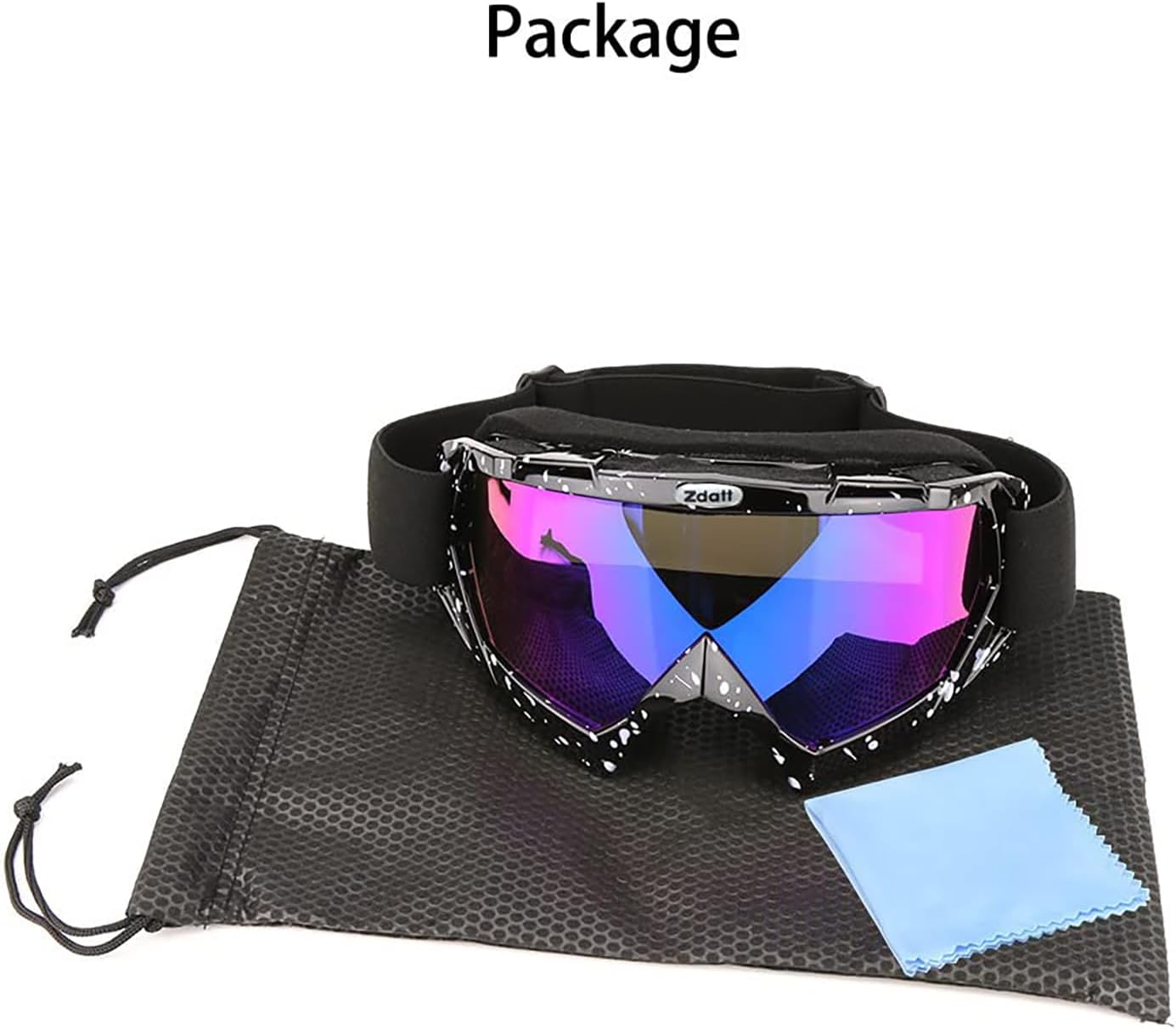Dirt Bike Goggles, ATV Motorcycle UTV MX OTG Accessories Goggle Glasses & Anti Fog Ski Goggles, Racing Skiing Dirtbike