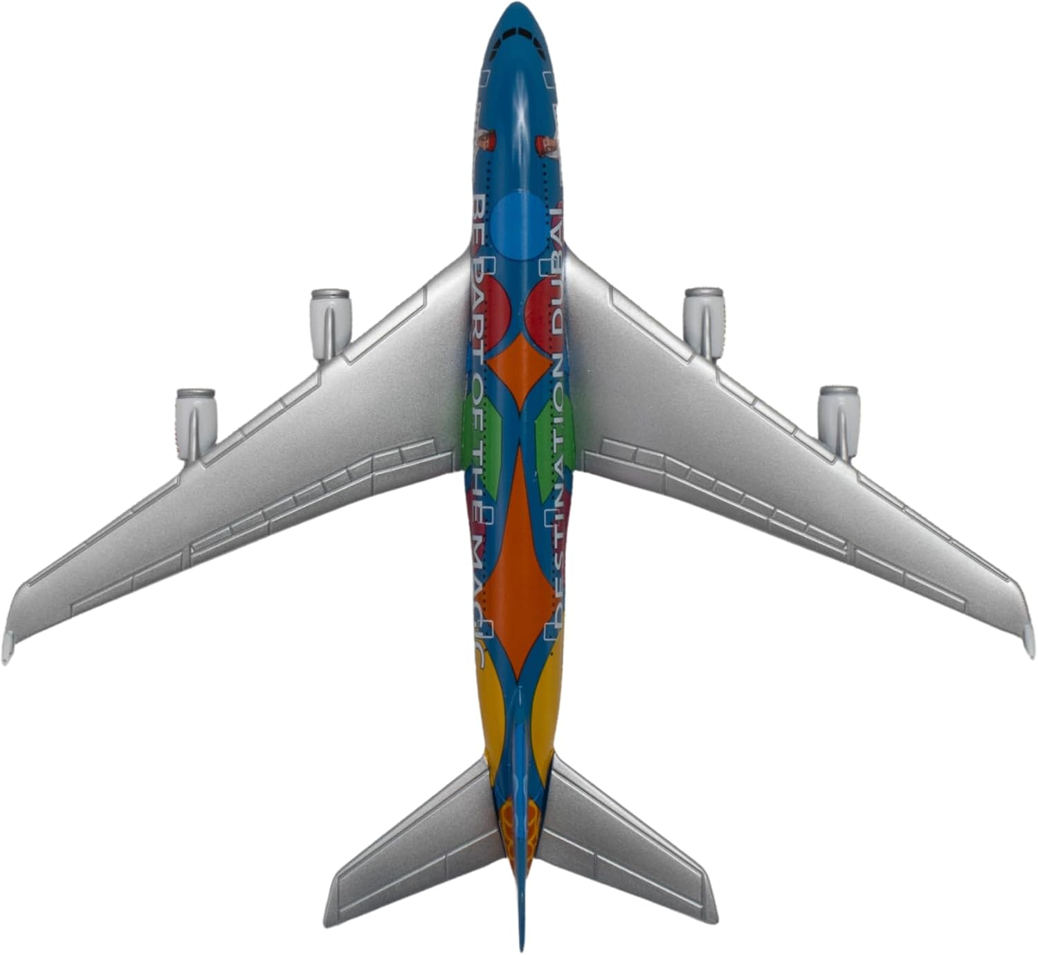 Daron Toy Airplane RT9904 – Emirates A380 – Die-Cast Metal Model Airplane Toy with Plastic Parts for Kids Ages 3+