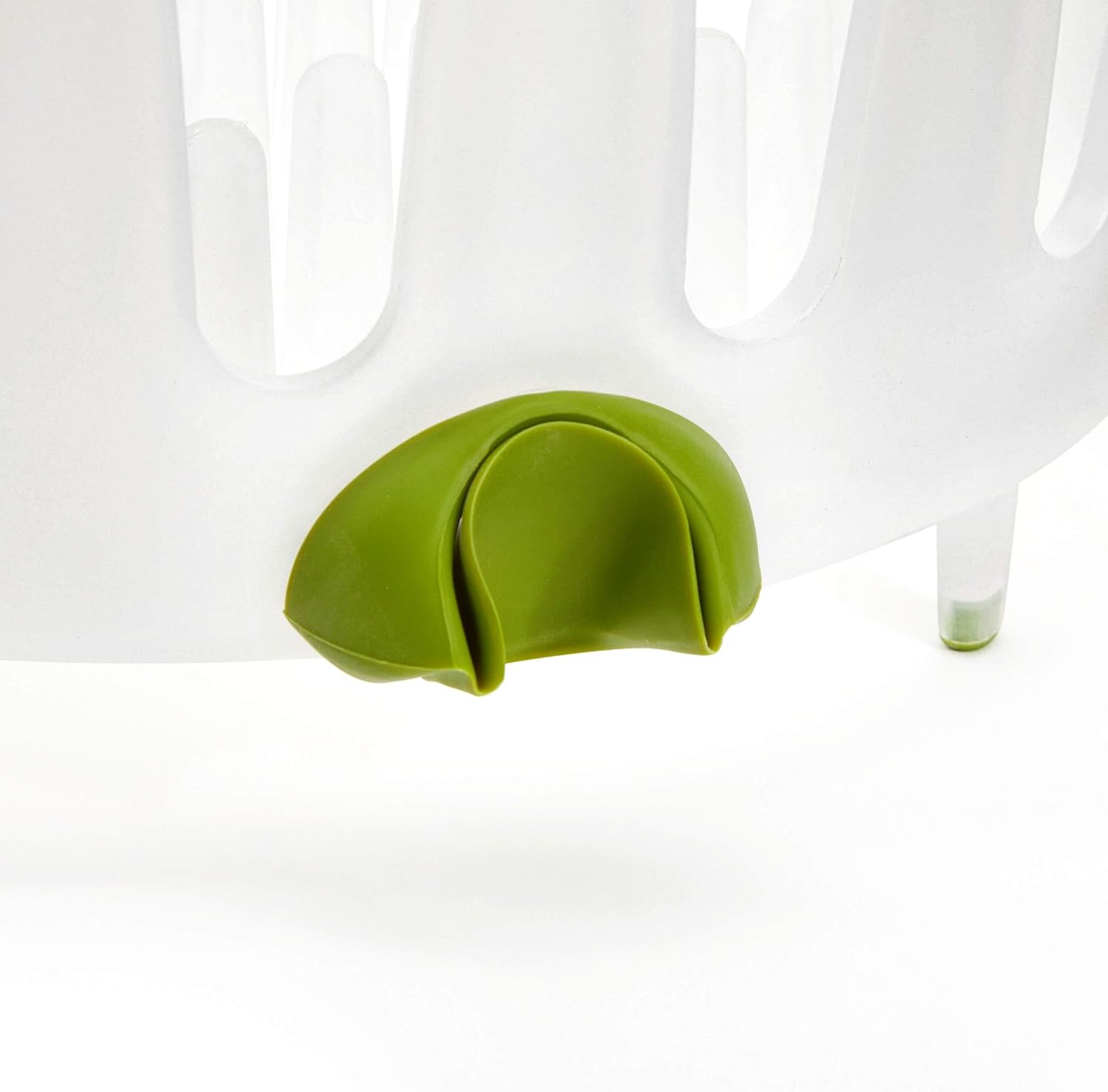 Chef'n Plastic 401-281-004 DishGarden Dish Rack, 14 x 13.25 x 6.5 inches, White/Green