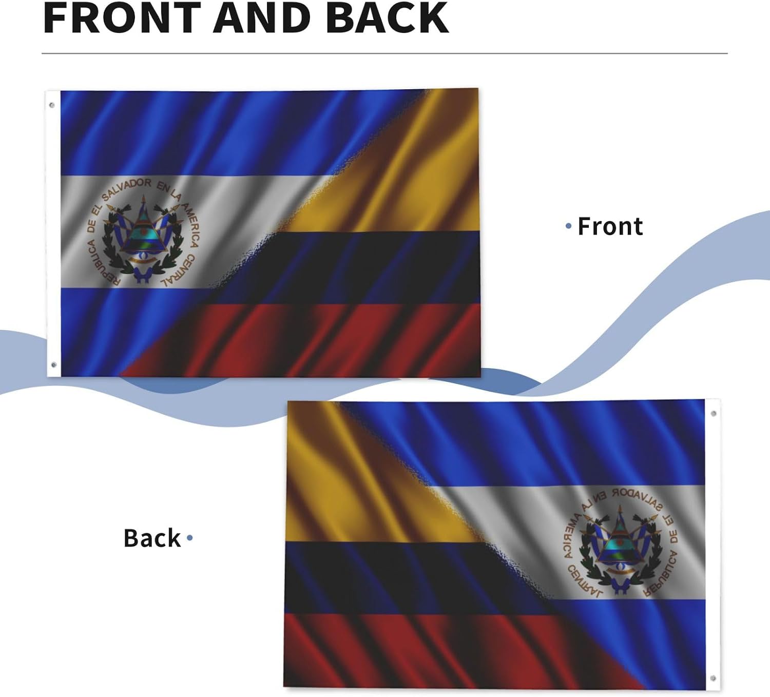 Nicaraguan Nicaragua And American Usa Flag 2x3 Ft Flags Double-Sided Printing Outdoor Indoor Decoration Country Flag 2x3 Foot Polyester Banner