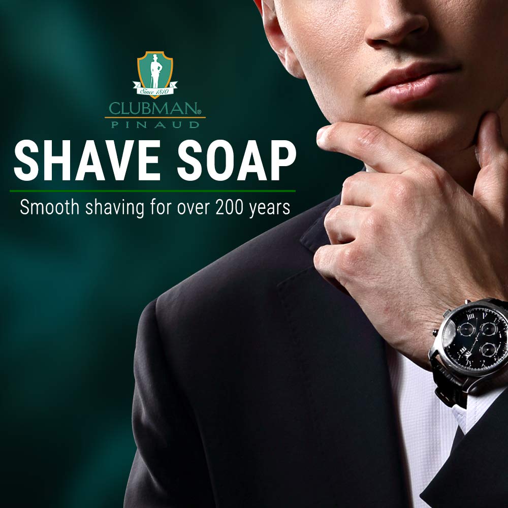 Clubman Shave Soap – Classic Shaving Soap for Men, Smooth & Comfortable Shave, Premium Men’s Grooming, 2.0 oz