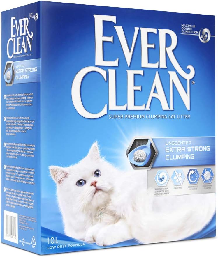 Ever Clean Extra Strong Clumping Cat Litter, 10 Litre, Scented