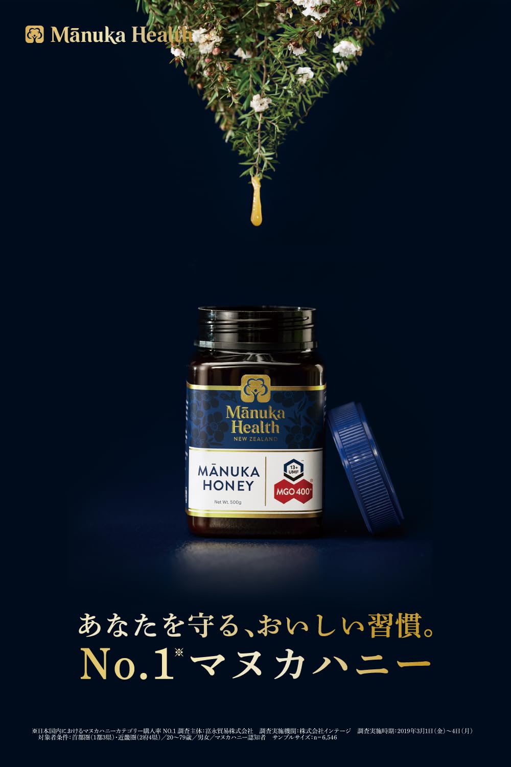 Manuka Health UMF 16+/MGO 573+ Manuka Honey (250g/8.8oz), Superfood, Authentic Raw Honey from New Zealand