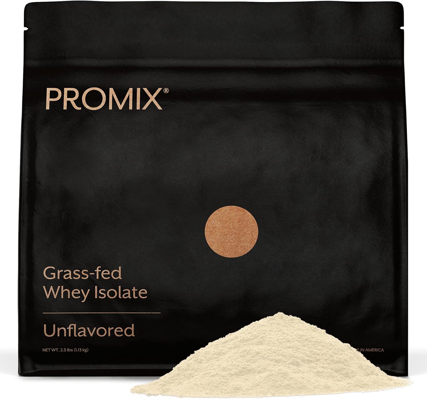 ProMix Nutrition Whey Isolate Powder, Unflavored - 2.5 lb (Pack of 2)