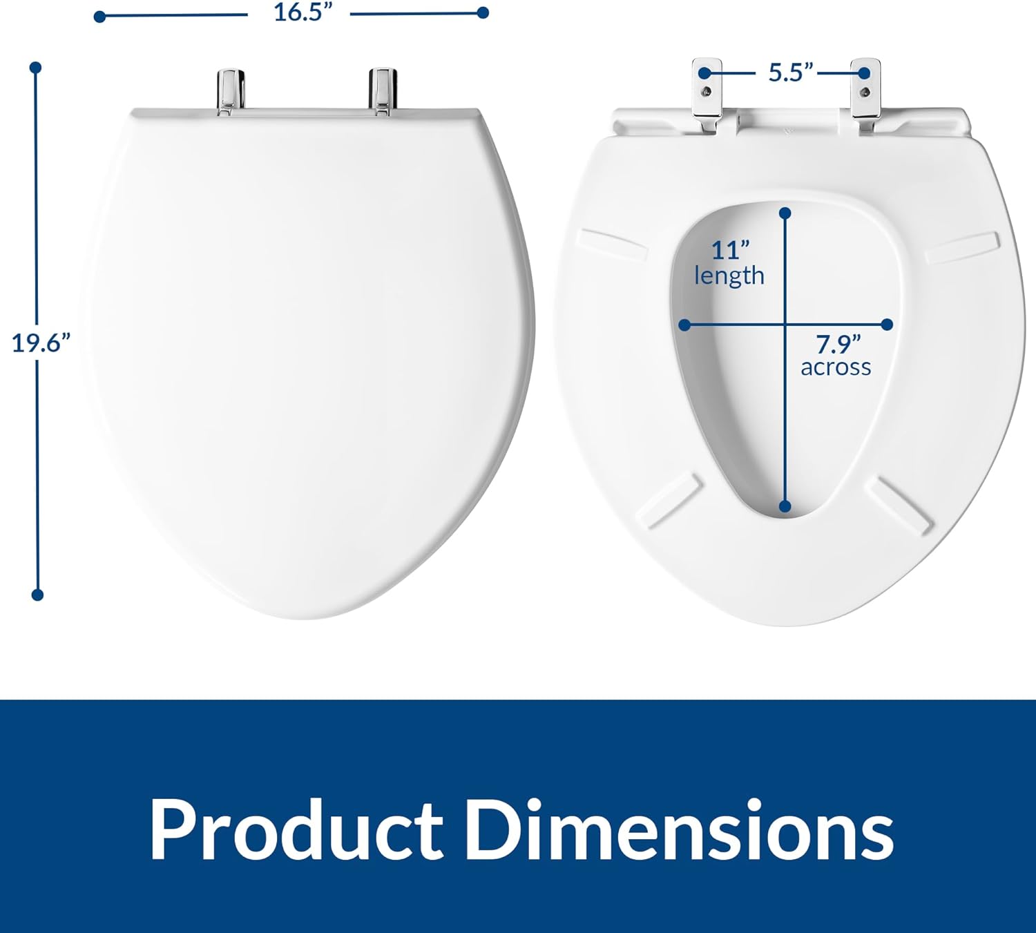 BEMIS 1000CPT Paramont Heavy Duty OVERSIZED Closed Front Toilet Seat with 1, 000 lb Weight limit will Never Loosen & Reduce Call-backs