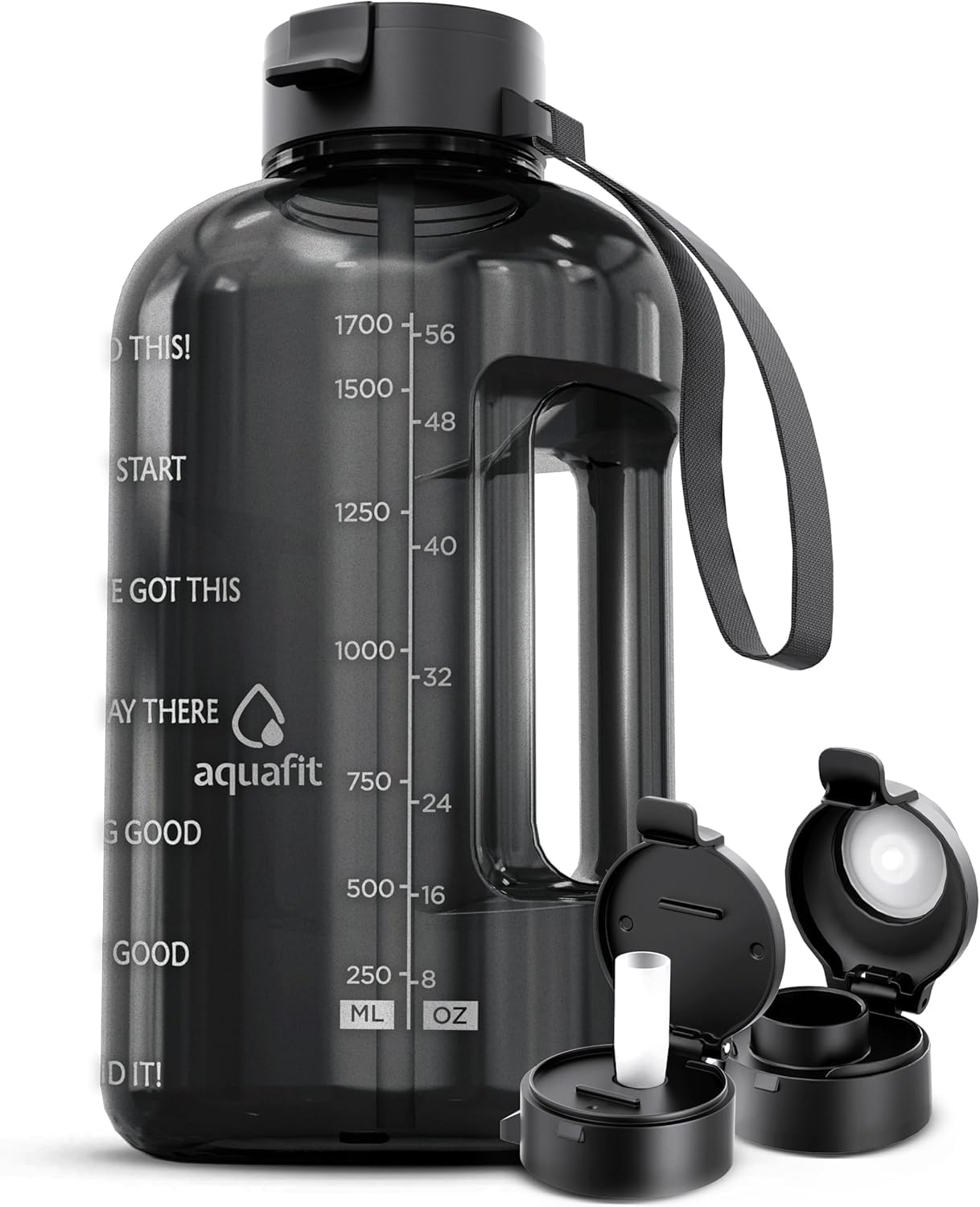 AQUAFIT 1 Gallon Water Bottle with Time Marker