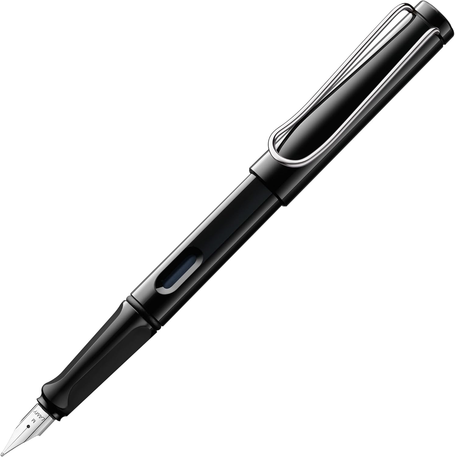 LAMY safari umbra - Fountain Pen with ergonomic grip & polished steel nib in size F - ideal for any Writing & Calligraphy - including LAMY T 10 blue cartridge - Right-Handed