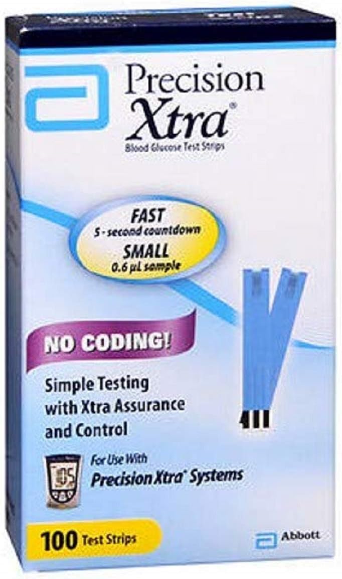 Precision Xtra Precision Xtra Diabetic Test Strips, 100 each