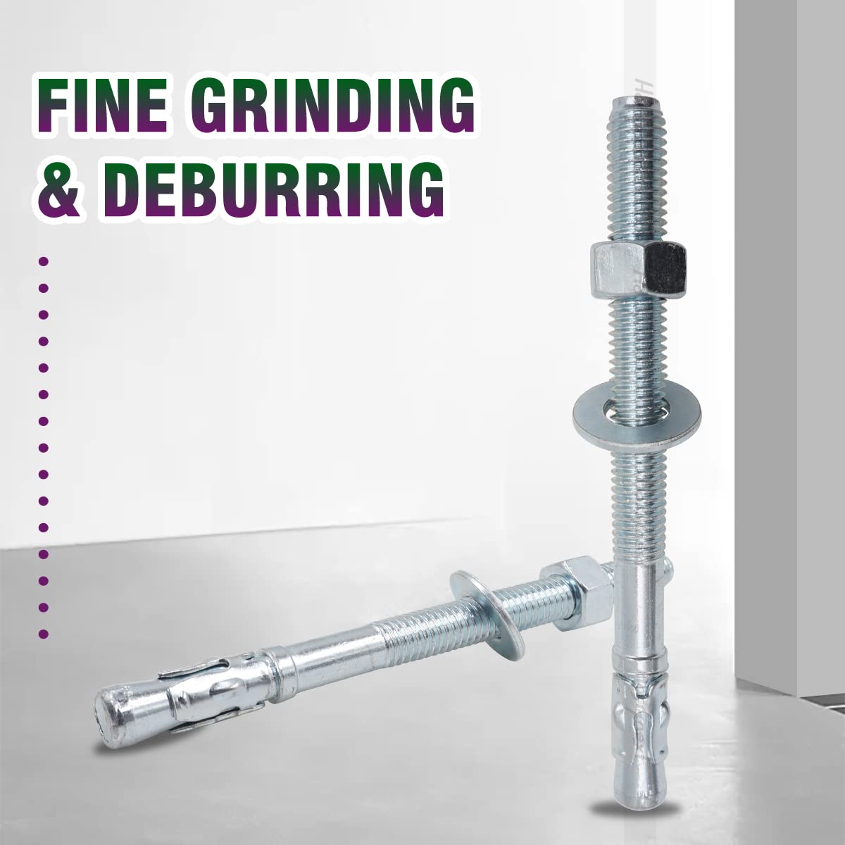 3/8 Concrete Anchors, Concrete Wall Anchors, Metal Wedge Bolts