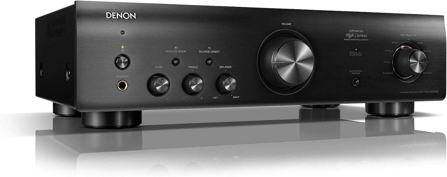 Denon PMA-600NE Bluetooth Stereo Amplifier, 2 Channel Amplifier Home Audio