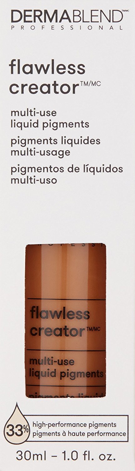 Dermablend Flawless Creator Multi-Use Liquid Foundation Makeup, Full Coverage Lightweight Buildable Foundation, Natural Finish, 1 Fl oz.