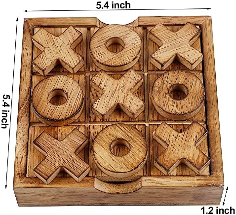 Glintoper Tic Tac Toe & 4 in a Row Tables Game Set