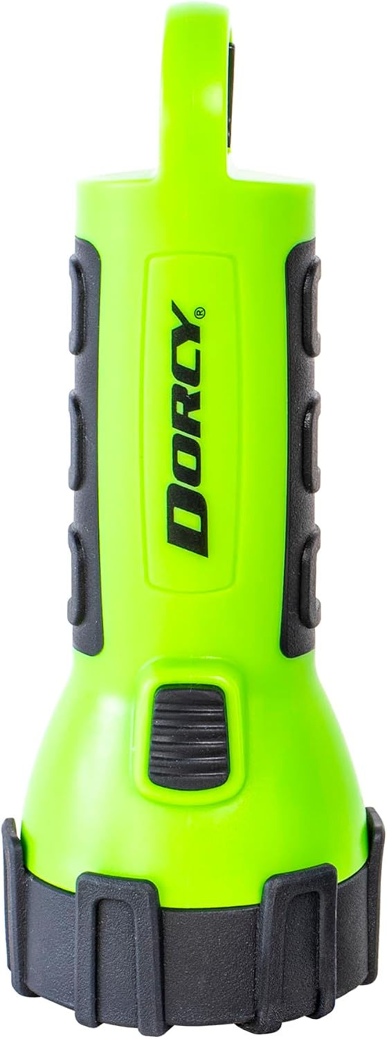 Dorcy 55 Lumen Floating Water Resistant LED Flashlight with Carabineer Clip, Purple (41-2508)