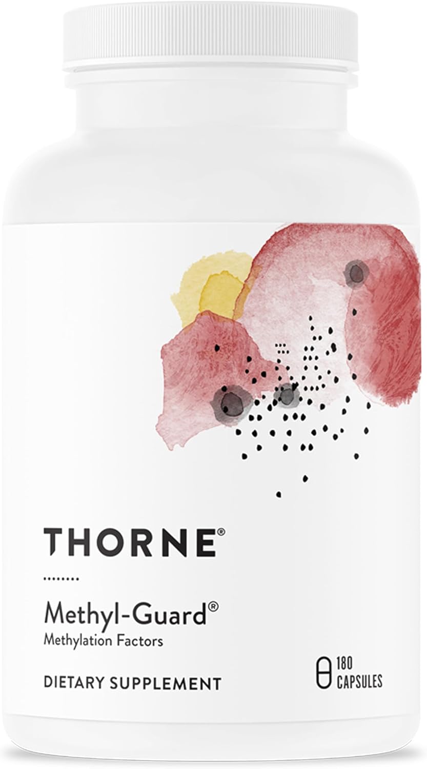 THORNE Methyl-Guard, Active Folate, B6, B12 & Betaine, 180 Capsules | Supports Methylation & Healthy Homocysteine Levels for Cardiovascular