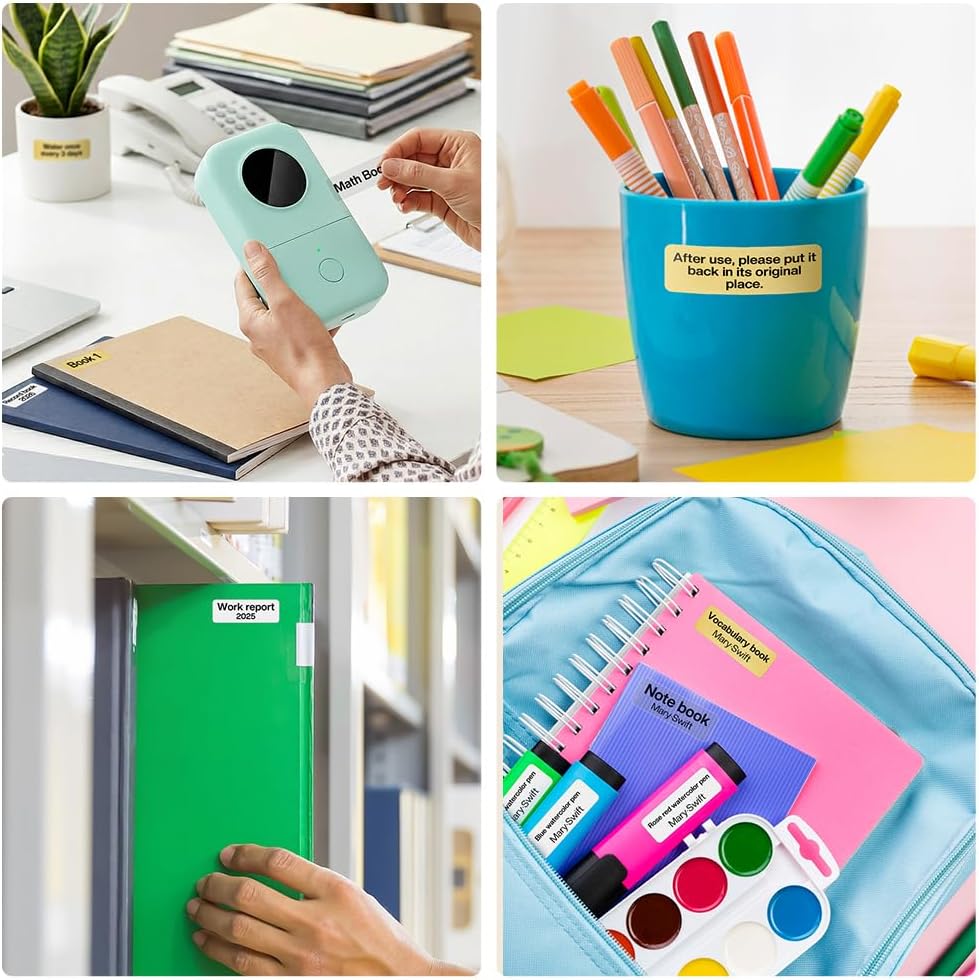 Phomemo Label Maker, D30 Bluetooth Mini Label Maker Machine with Tape