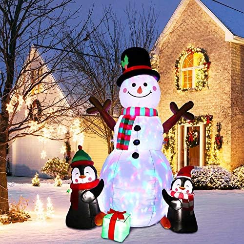 OurWarm 6ft Christmas Inflatables Outdoor Decorations