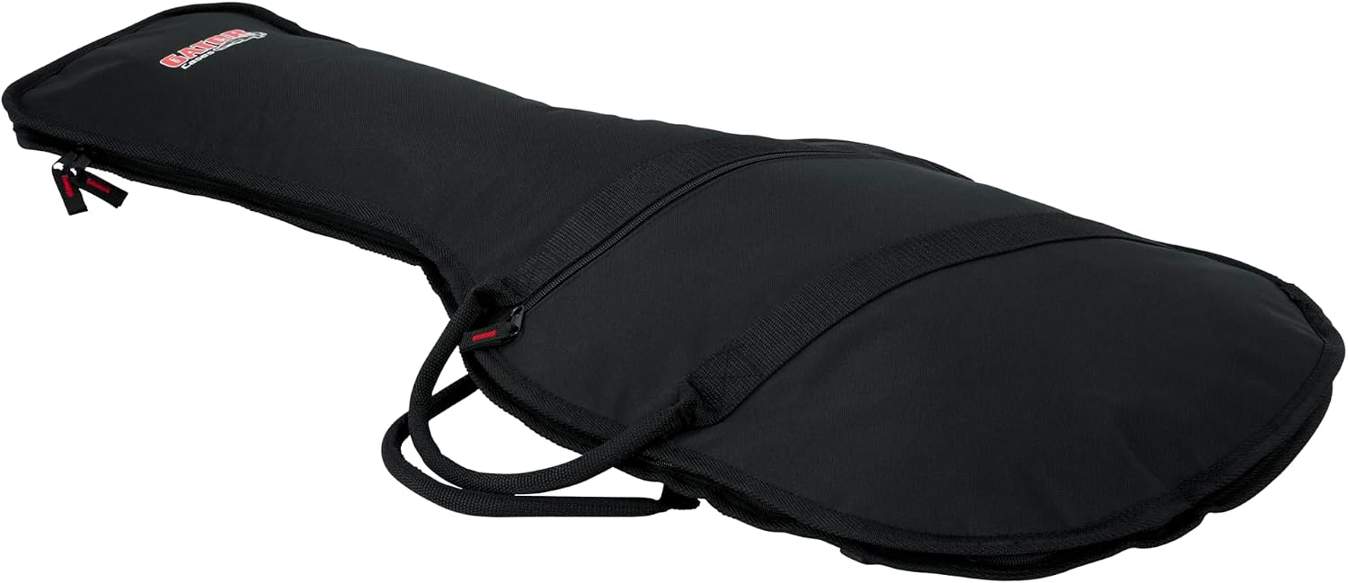 Gator Cases Foam Padded Guitar Gig Bag for Extreme Style Guitar Bodies, Fits Flying V, Explorer, Warlock, and More, up to 47.5" in Length (GBE-EXREME)