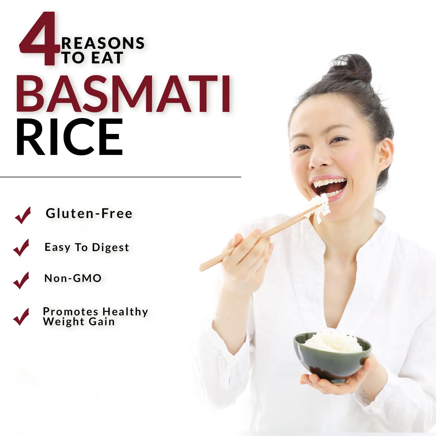 Himalayan Chef Basmati Rice,Extra Long Grain Rice Fluffy Quick Cooking Aromatic - 10 lbs.(Packaging May Vary)
