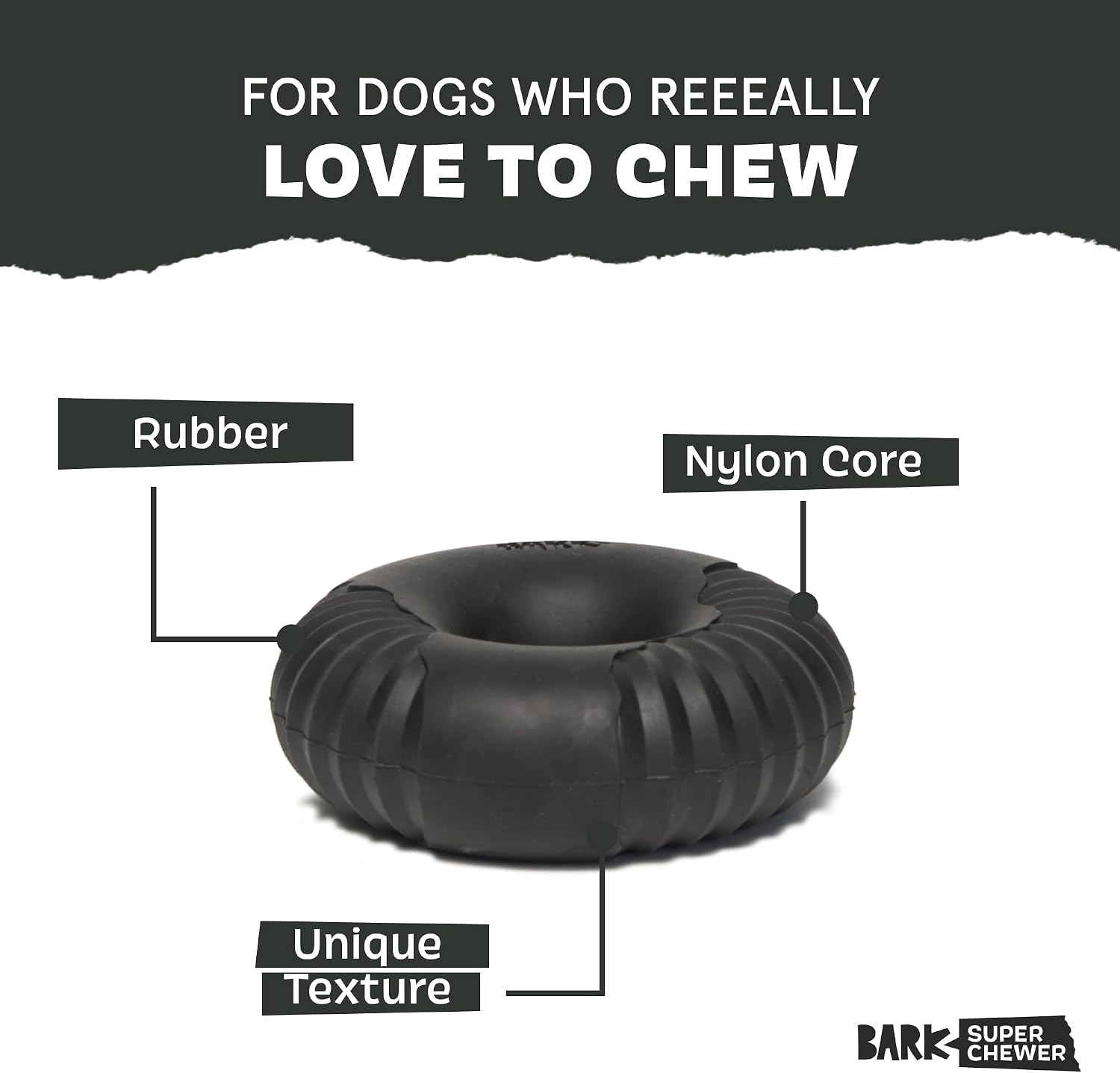 BarkBox Turkey Super Chewer - Toy for Large Dogs