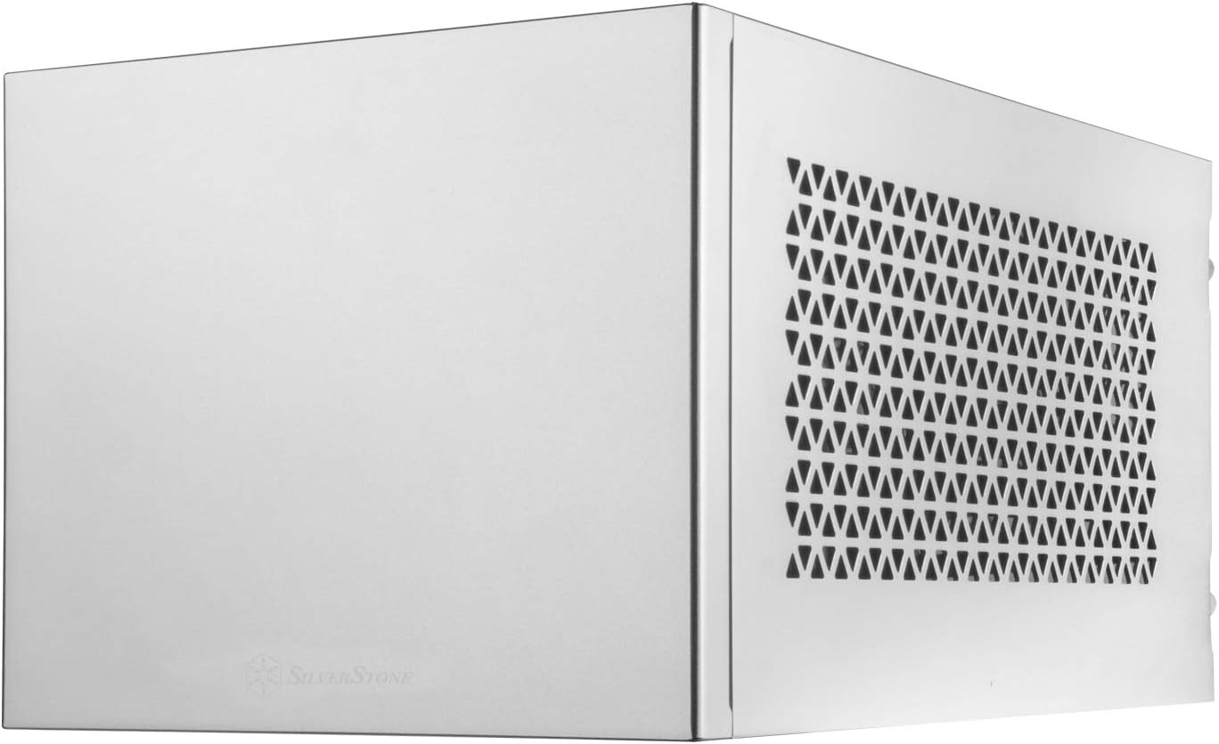 Silverstone Technology SUGO 14, SG14, Black, Mini-ITX Cube Chassis, Supports 3 Slot Full Length GPUs/ATX PSU / 240mm AIO, 4 Removable Panels