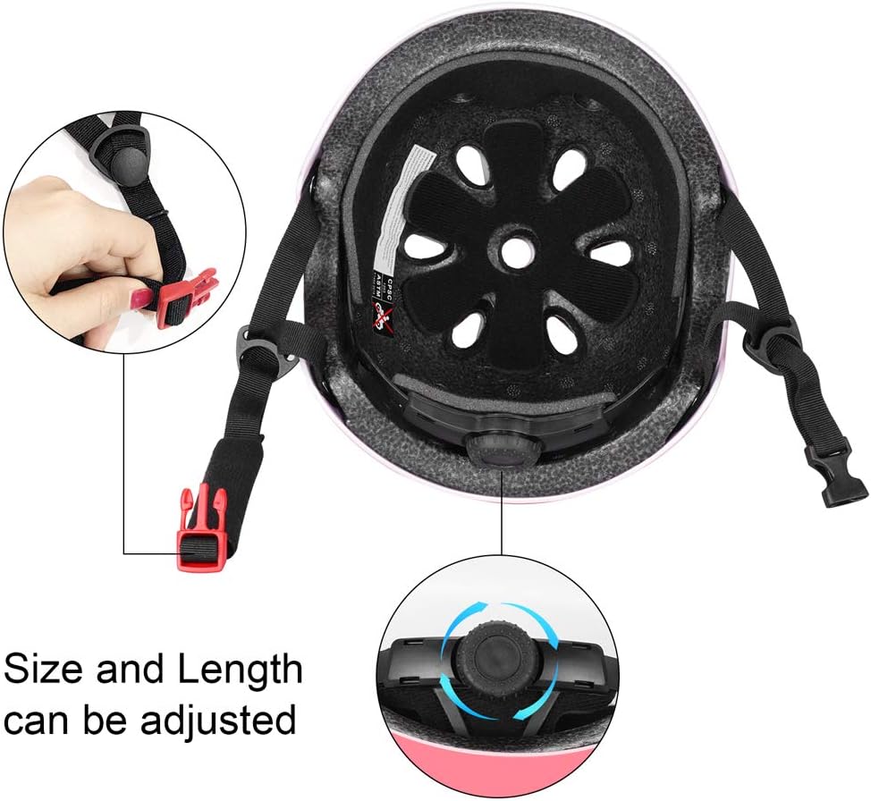 Besttravel Kids Helmet, Toddler Adjustable Kids Ages 3-8 Years Old Boys Girls Multi-Sports Safety