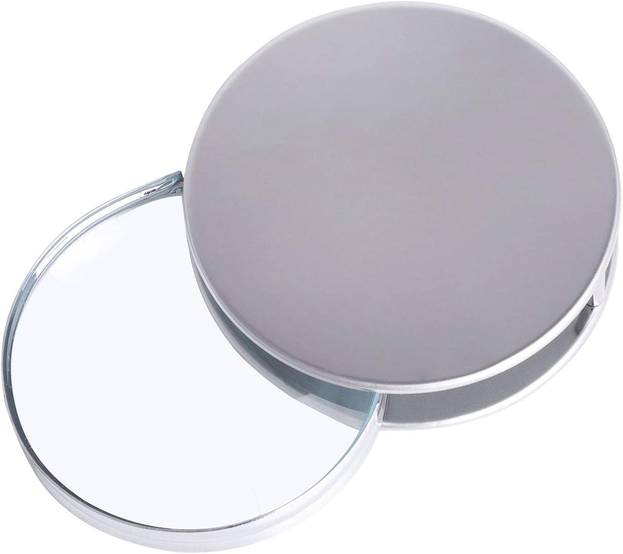 Mini 20X Folding Pocket Magnifier with Metal Case - Portable Reading Magnifying Glass for Inspection, Jewelry, Coins, Hobby, Travel