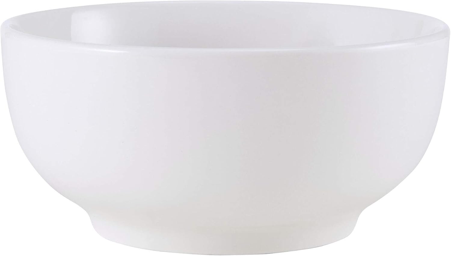 Studio Nova Kendall 16 Piece Dinnerware Set - White Porcelain Modern Tableware with Coupe Shapes & Unique Rim Design - Includes Dinner Plates Bowls