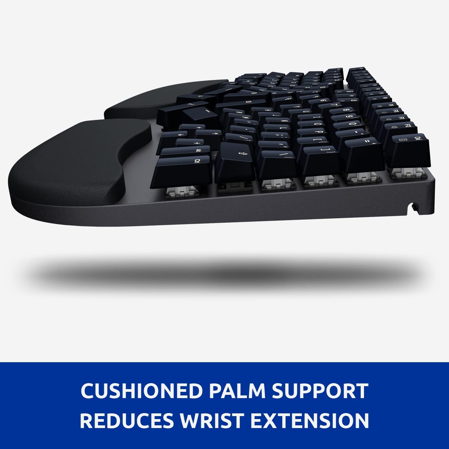 Cleave Split Ergonomic Mechanical Keyboard – All-Day Comfort, Boosts Productivity, Natural Typing Posture, Tactile Optical Switches