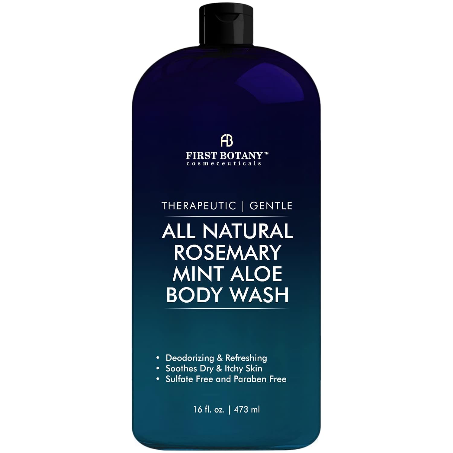 Tea Tree Eucalyptus Body Wash & Skin Cleanser for Women & Men, 16 Fl Oz