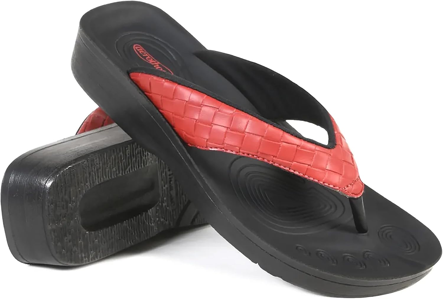 AEROTHOTIC Comfortable Arch Support Flip Flops for Women Orthotic Sandals