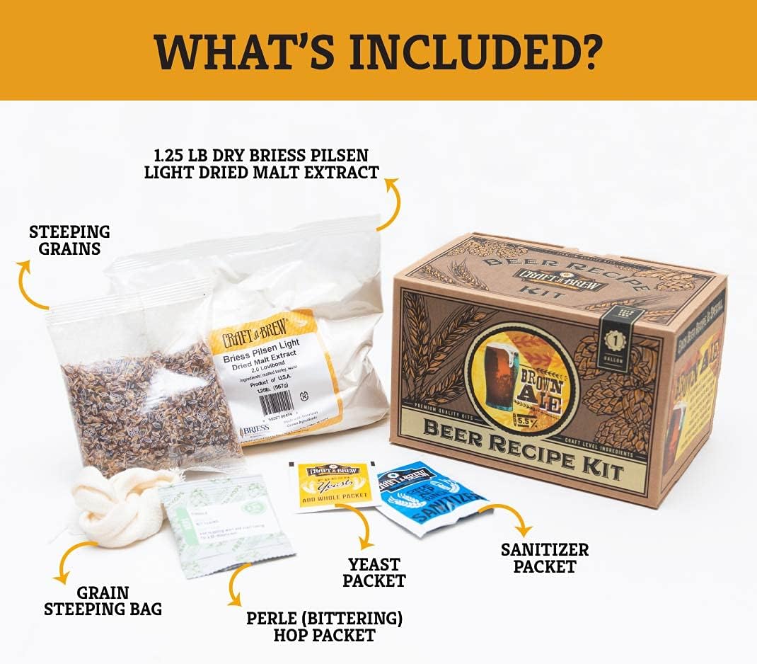 Craft A Brew Recipe Kit - Oktoberfest Ale Refill - 1 Gallon - Ingredients for Home Brewing Beer