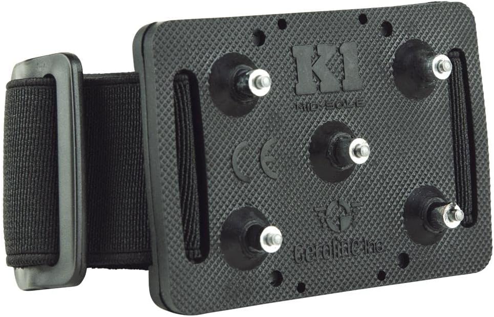K1 Mid-Sole Ice Cleats for Men & Women - Rotatable Traction Aids For Winter Snow - Hi Vis - Low Profile