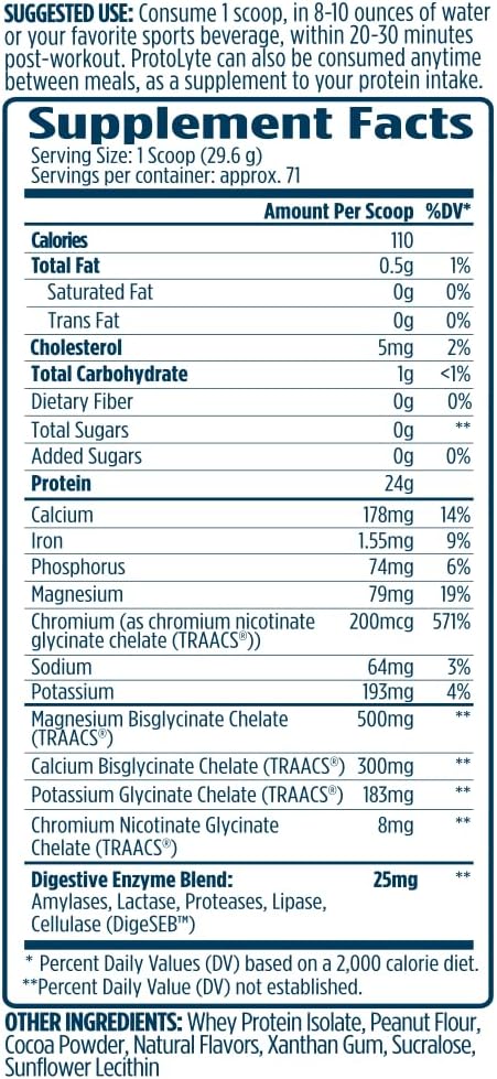 VMI Sports | ProtoLyte Whey Isolate Protein Powder | Low Calorie Whey for Weight Loss and Muscle Gain | Digestive Enzymes | Non-GMO (1.6 lb, Chocolate Fudge Cookie) | Premium whey isolate protein powder for smooth mixing in shakes smoothies and convenien…
