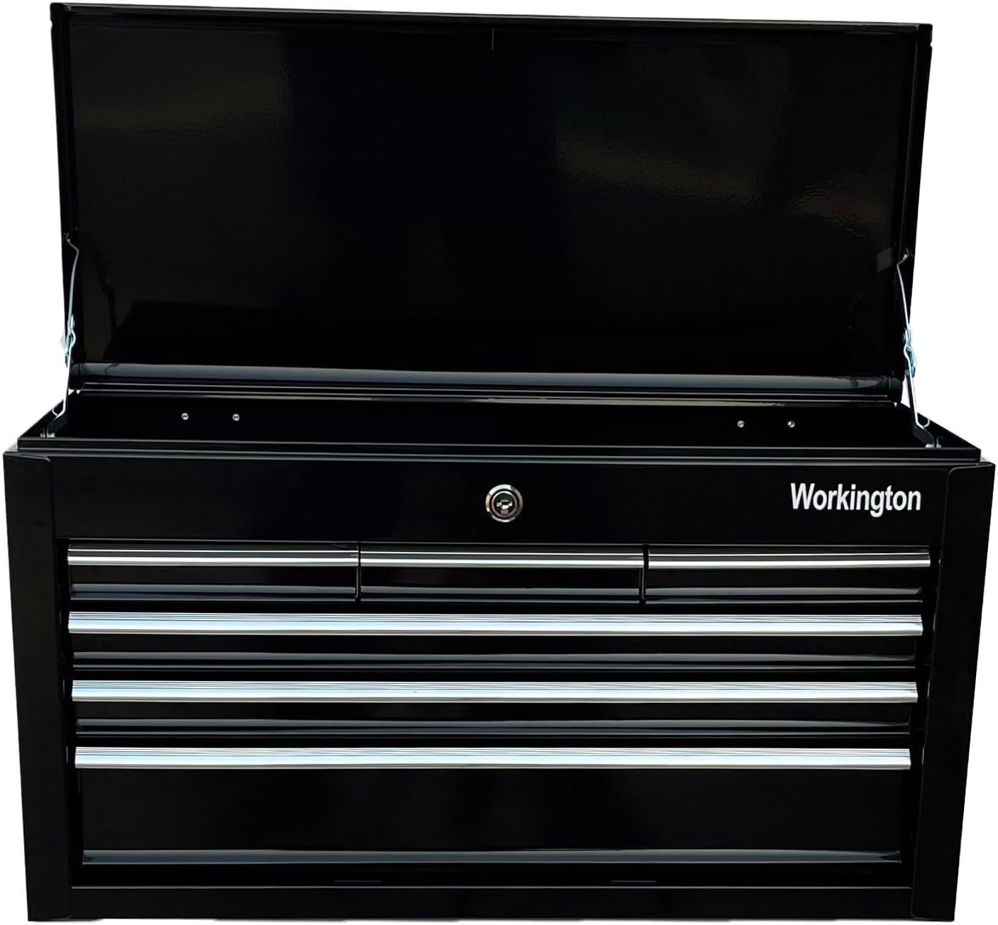Workington Portable Metal Tool Chest with 6 Drawers, 24" 6-Drawer Tool Chest Cabinet with Ball Bearing Drawer Slides