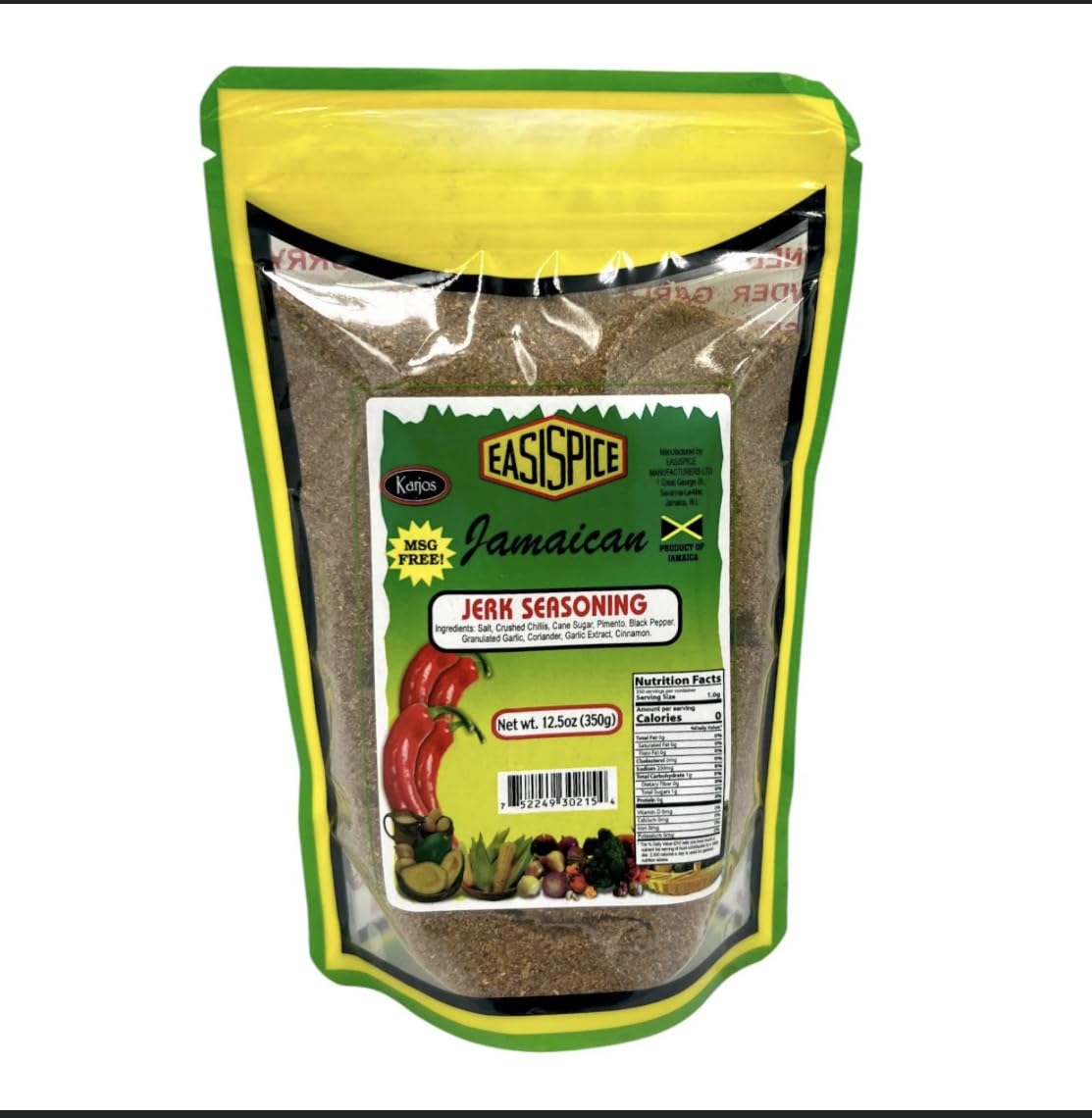 Easispice Jerk Seasoning 12.5 Oz