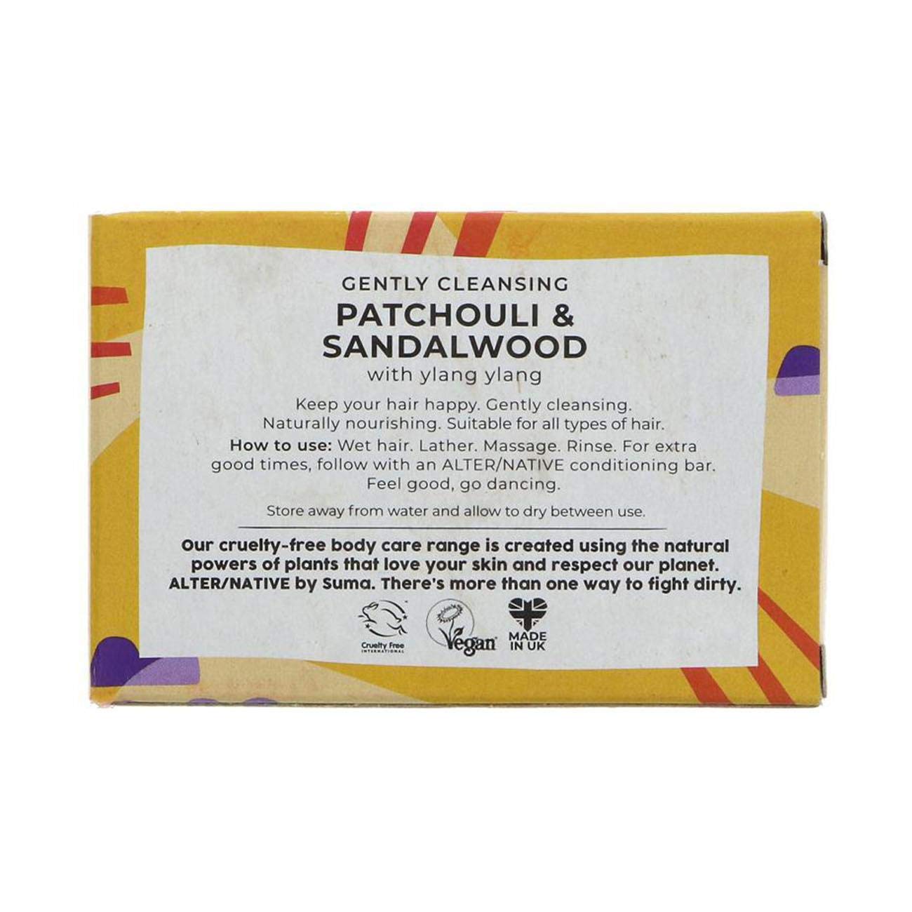 Alter Native Natural Patchouli & Sandalwood Glycerine Shampoo Bar 3.15oz