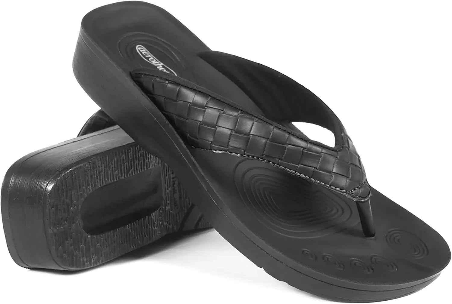 AEROTHOTIC Comfortable Arch Support Flip Flops for Women Orthotic Sandals