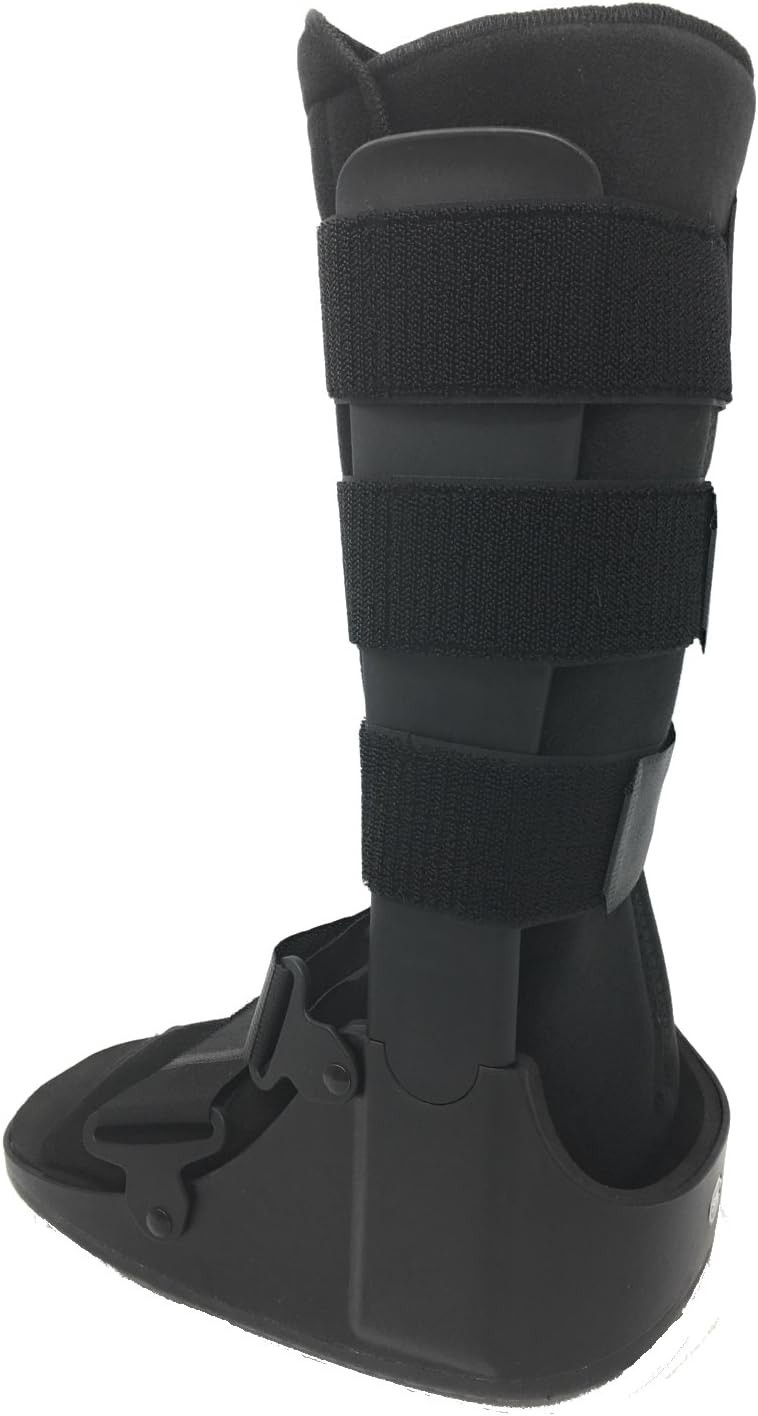 OTC Walker Boot Delux Short Low Top Leg Cast, Black, X-Small