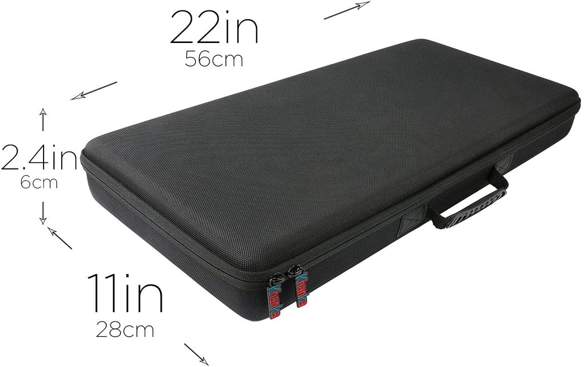 khanka Hard Travel Case for Numark Mixtrack Platinum Pro FX/FX/Pro 3 | Serato DJ Controller