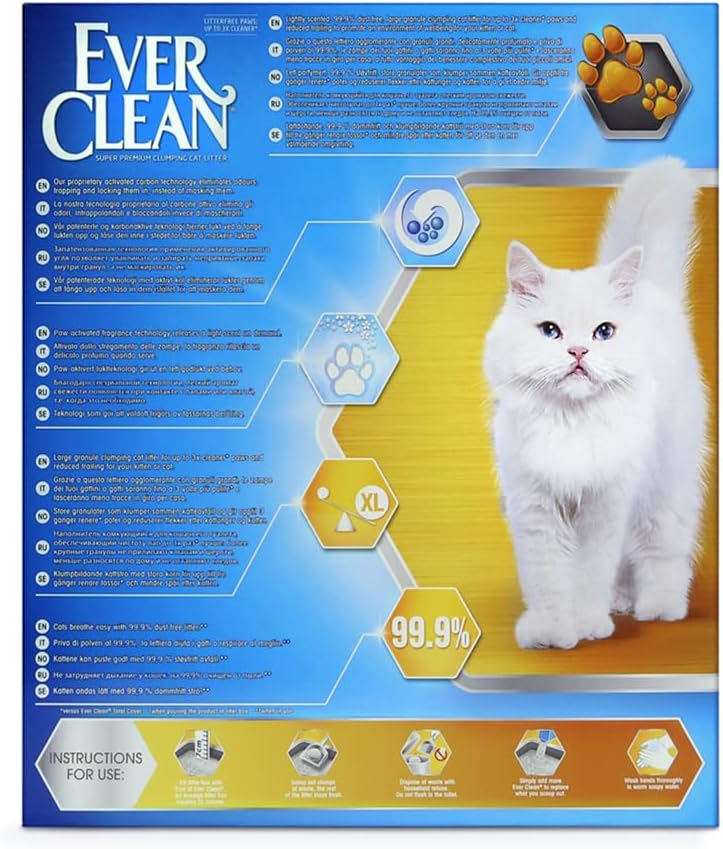 Ever Clean Extra Strong Clumping Cat Litter, 10 Litre, Scented