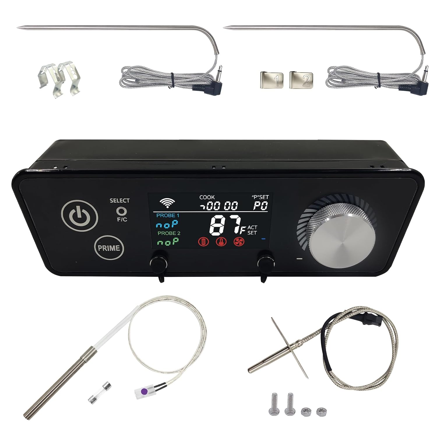 WiFi Control Board Replacement for Pit Boss Vertical Smoker 3/4/5/7 Series | Digital Thermostat Panel for PBV3P1/PBV4PS1/PBV5P1 Series Vertical Smoker